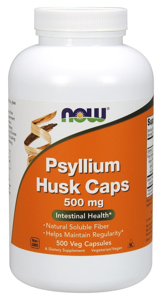 Now Foods Psyllium Husk 500mg 500 Capsule