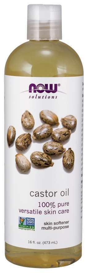 Now Foods Solutions Castor Oil 16 oz Liquid