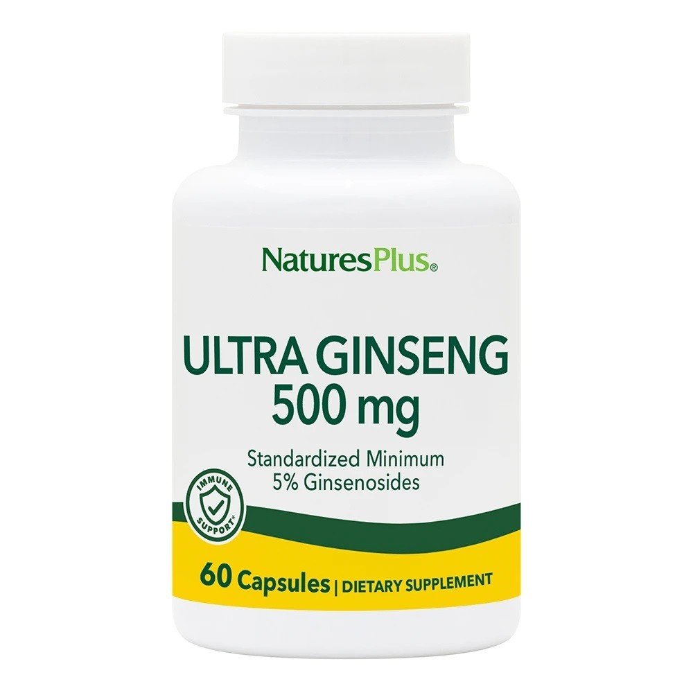 Nature&#39;s Plus Ultra Ginseng 500mg 60 Capsule