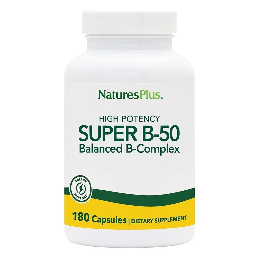 Nature&#39;s Plus Super B-50 180 VegCap