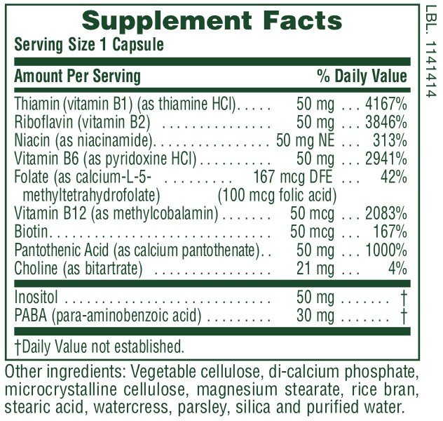 Nature&#39;s Plus Super B-50 180 VegCap