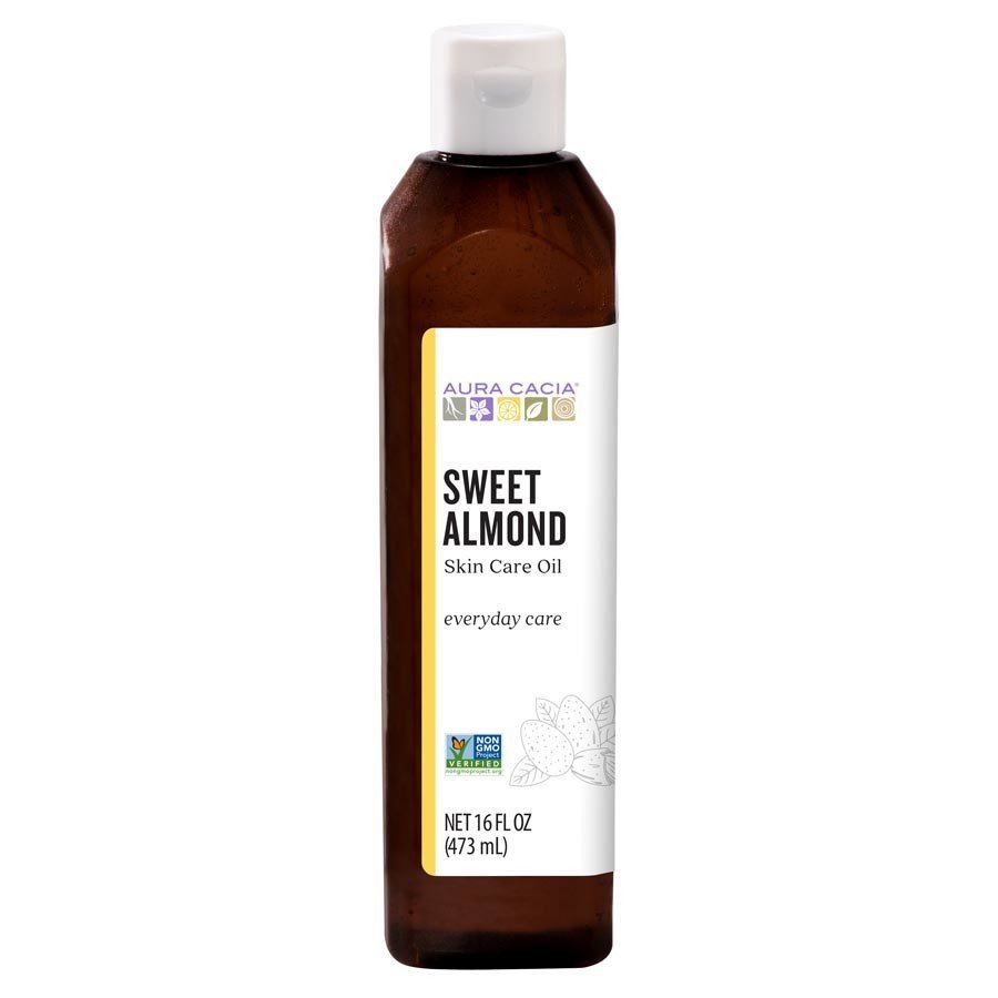 Aura Cacia Sweet Almond Skin Care Oil 16 oz Oil