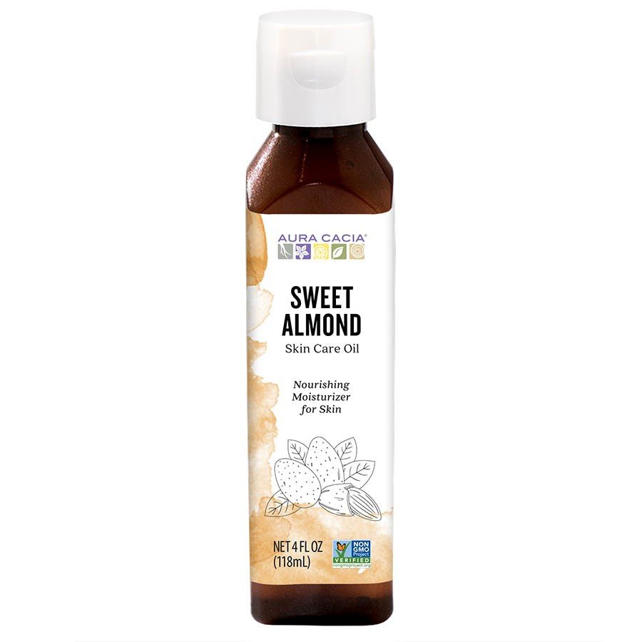 Aura Cacia Sweet Almond Skin Care Oil 4 oz Oil