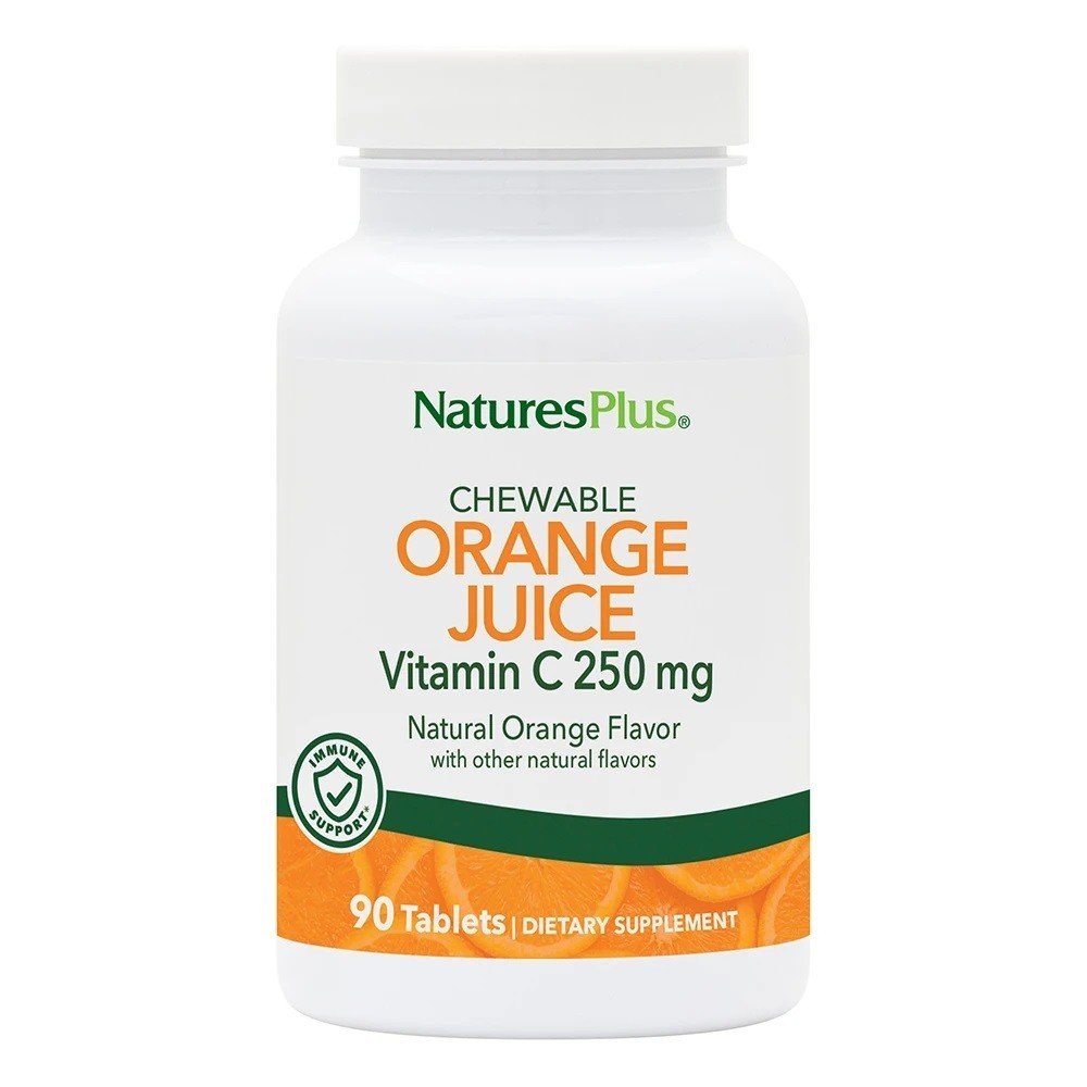 Nature&#39;s Plus Orange Juice C 250mg 90 Chewable