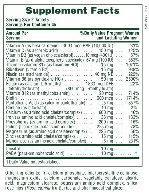 Nature&#39;s Plus Ultra Prenatal Complex 90 Tablet