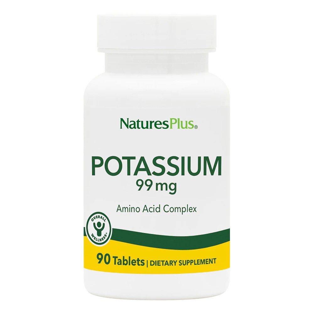Nature&#39;s Plus Potassium 99mg 90 Tablet