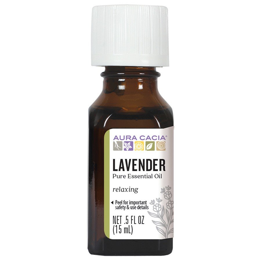 Aura Cacia Lavender Essential Oil 0.5 oz Oil