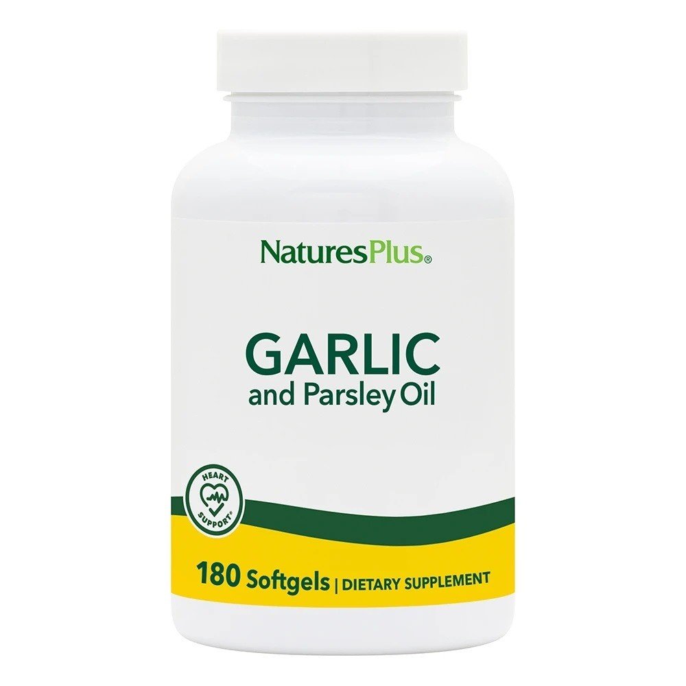Nature&#39;s Plus Garlic &amp; Parsley Oil 180 Softgel