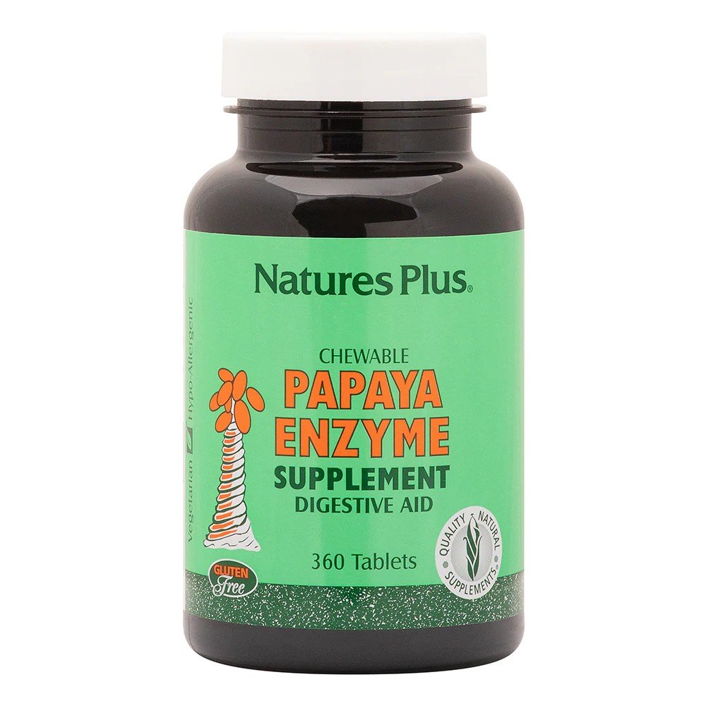 Nature&#39;s Plus Papaya Enzymes 360 Chewable