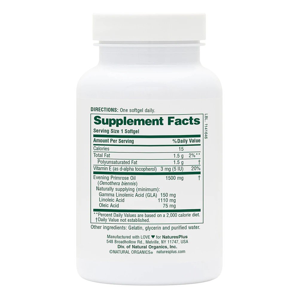 Nature&#39;s Plus Ultra EPO 1500mg 60 Softgel