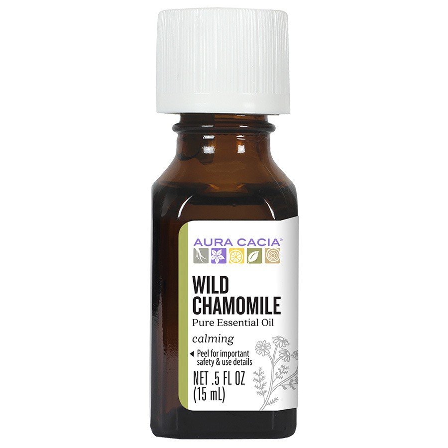 Aura Cacia Essential Oil Wild Chamomile 0.5 oz Oil