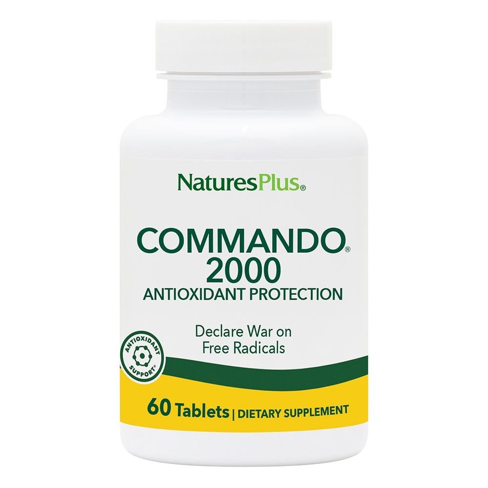 Nature&#39;s Plus Commando 2000 Antioxidant Protection 60 Tablet