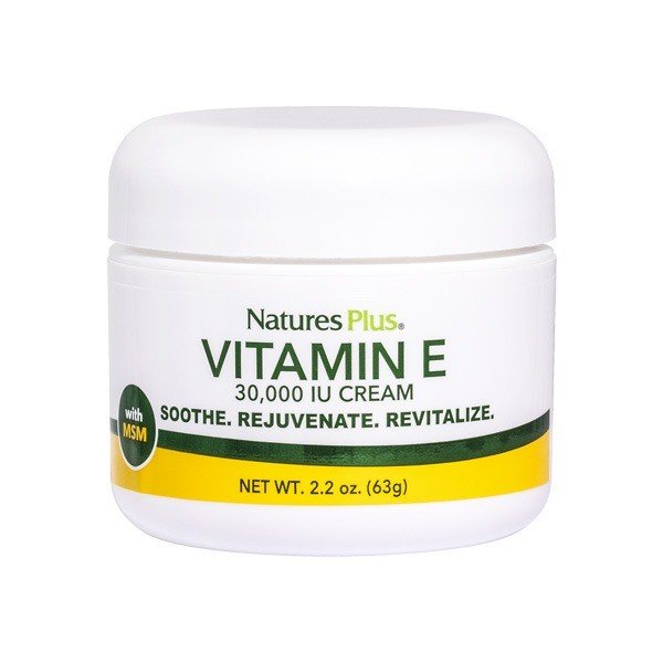 Nature's Plus Vitamin E Cream 30,000 IU with MSM 2.2 oz Cream