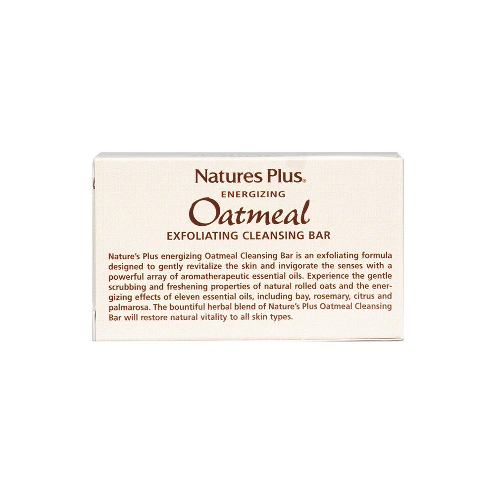 Nature&#39;s Plus Oatmeal Exfoliating Soap 3.5 oz Bar