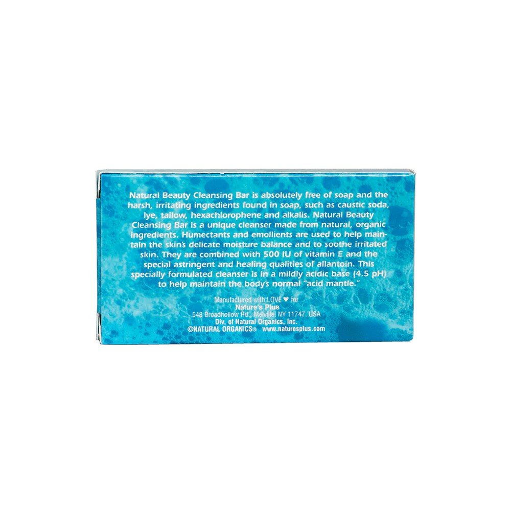 Nature&#39;s Plus Beauty Cleansing Bar 3.5 oz Bar