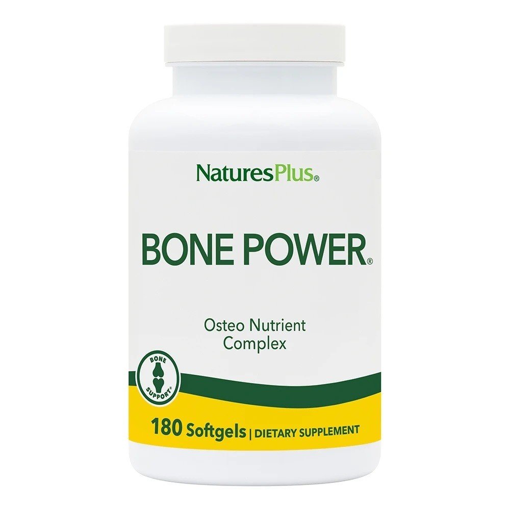 Bone Power | Natures Plus | Osteo Nutrient Complex | Bone Support | Dietary Supplement | 180 Softgels | VitaminLife