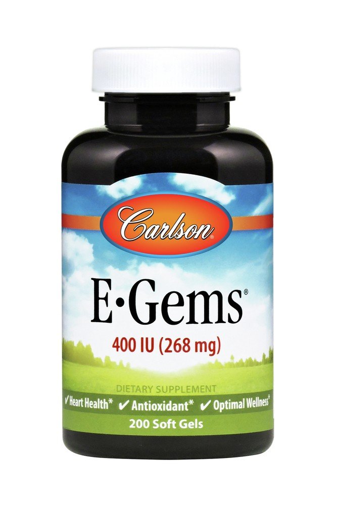 Carlson Laboratories E Gems 400 IU 200 Softgel