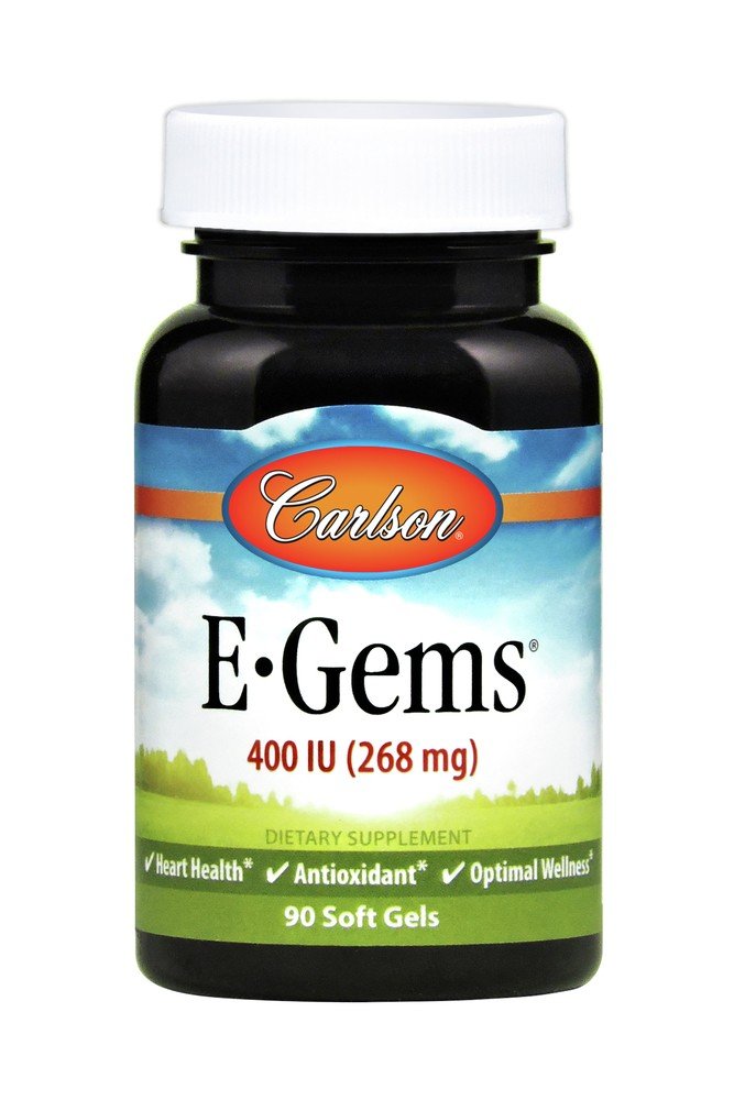 Carlson Laboratories E Gems 400 IU 90 Softgel