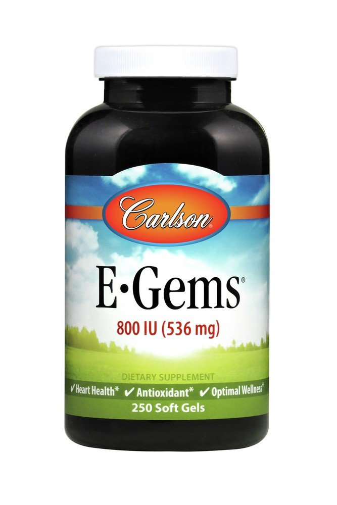 Carlson Laboratories E Gems 800 IU 250 Softgel