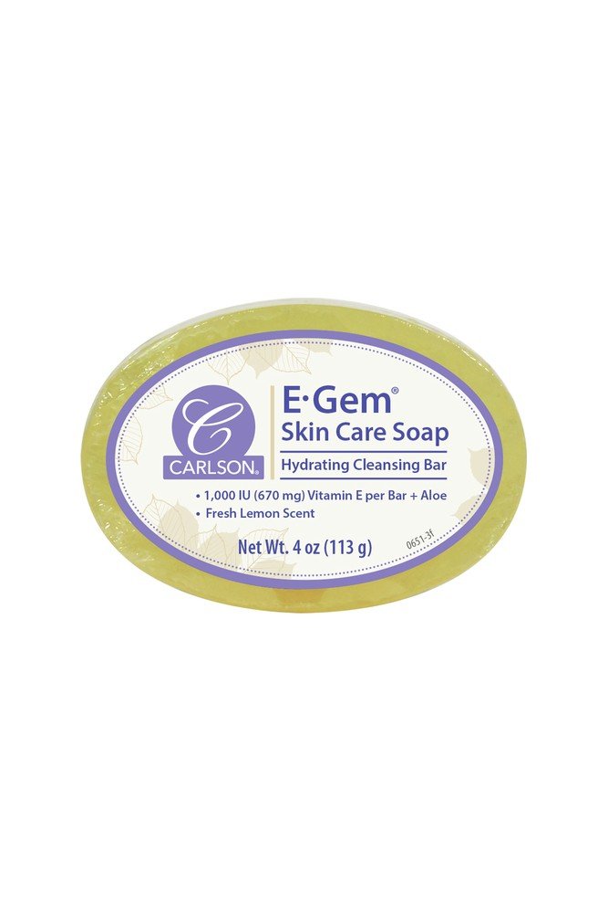 Carlson Laboratories E-Gem Skin Care Soap 1 Bar