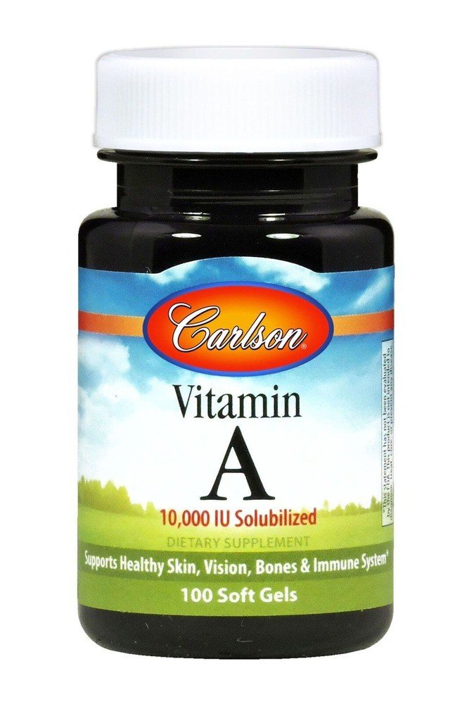 Carlson Laboratories Vitamin A Soluble 10000 IU 100 Softgel