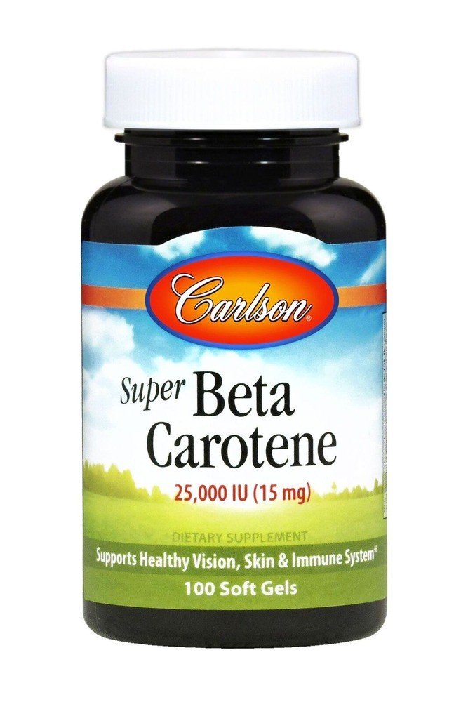 Carlson Laboratories Super Beta Carotene 100 Softgel