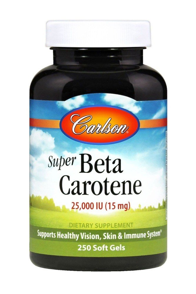 Carlson Laboratories Super Beta Carotene 250 Softgel
