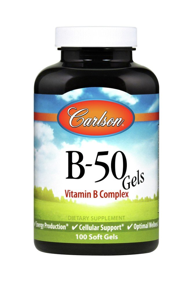 Carlson Laboratories B 50 Gel 100 Softgel