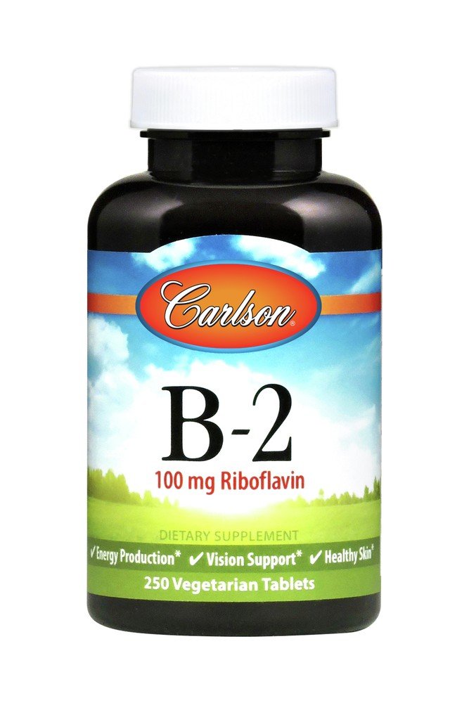 Carlson Laboratories Vitamin B-2 100mg 250 Tablet