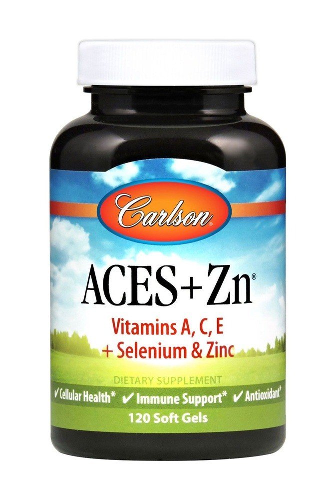 Carlson Laboratories Aces + Zn Antioxidants 120 Softgel