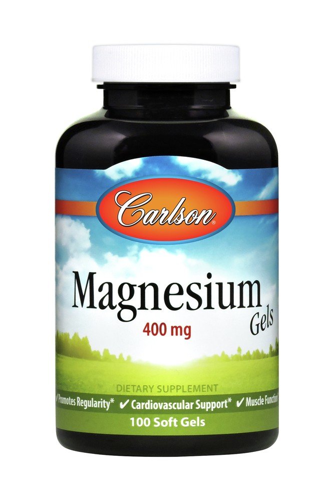 Carlson Laboratories Liquid Magnesium 400mg 100 Softgel