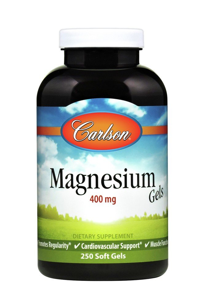 Carlson Laboratories Liquid Magnesium 400mg 250 Softgel