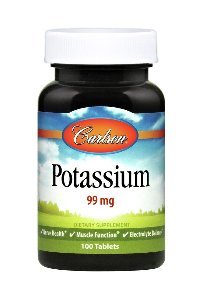 Carlson Laboratories Potassium 99mg 100 Tablet