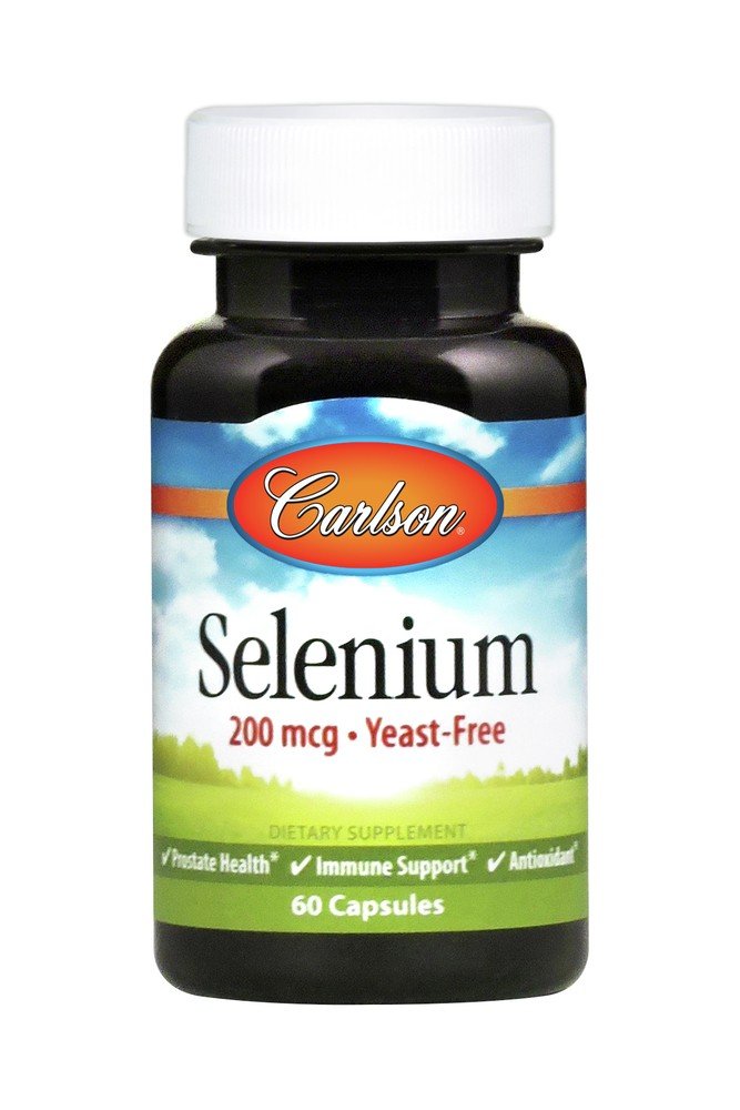Carlson Laboratories Selenium 200mcg (L-Selenomethionine) Organic 60 Capsule
