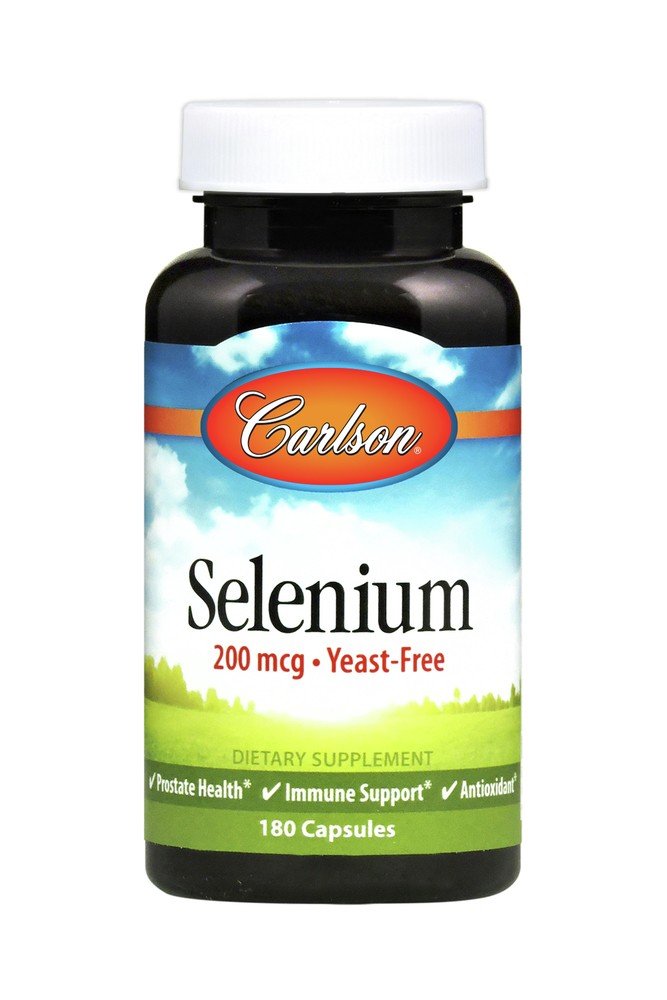 Carlson Laboratories Selenium 200mcg (L-Selenomethionine) Organic 180 Capsule