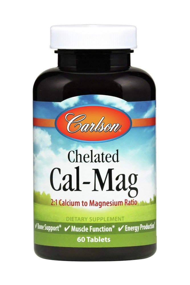 Carlson Laboratories Chelated Cal-Mag 60 Tablet