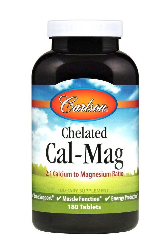 Carlson Laboratories Chelated Cal-Mag 180 Tablet