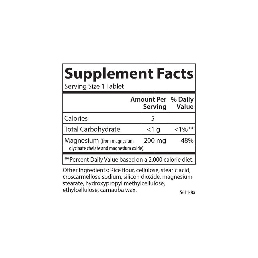 Carlson Laboratories Chelated Magnesium 200mg 180 Tablet