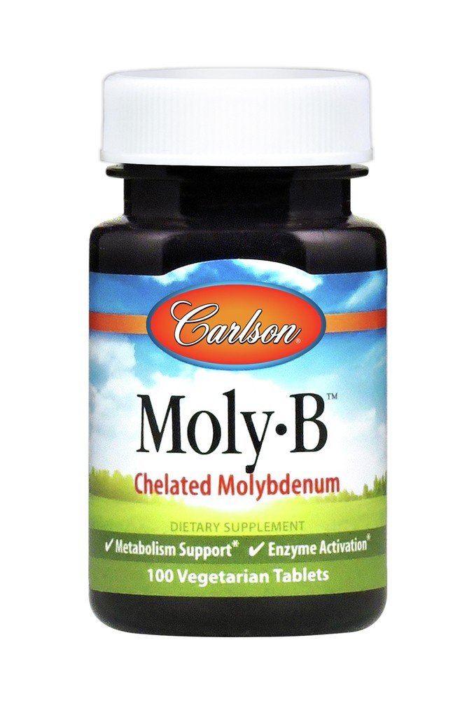 Carlson Laboratories Moly B (Molybdenum) 500mcg 100 Tablet