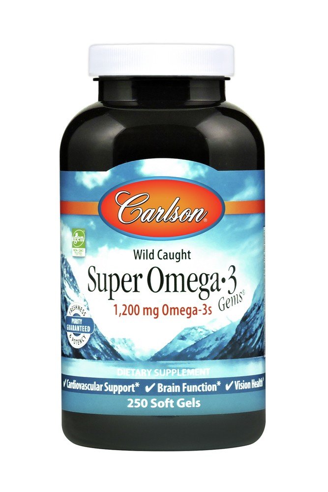 Carlson Laboratories Super Omega-3 Gems 250 Softgel