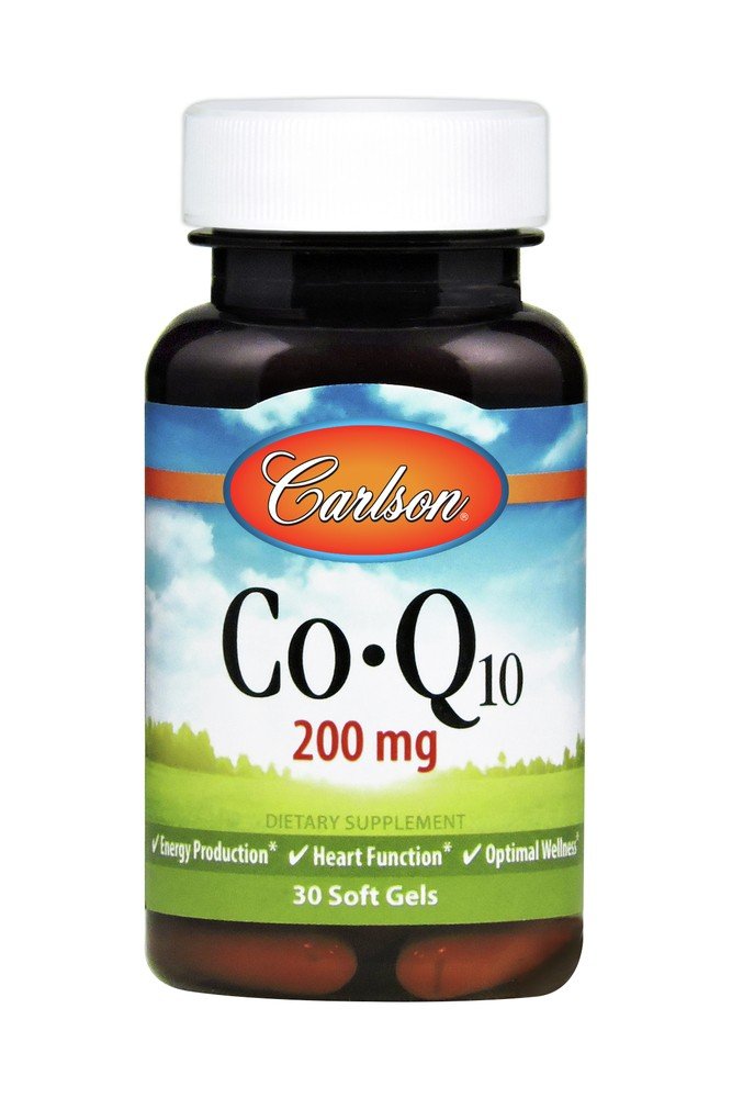 Carlson Laboratories CoQ10 200mg 30 Softgel