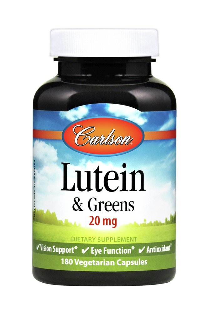 Carlson Laboratories Lutein & Greens 180 Capsule