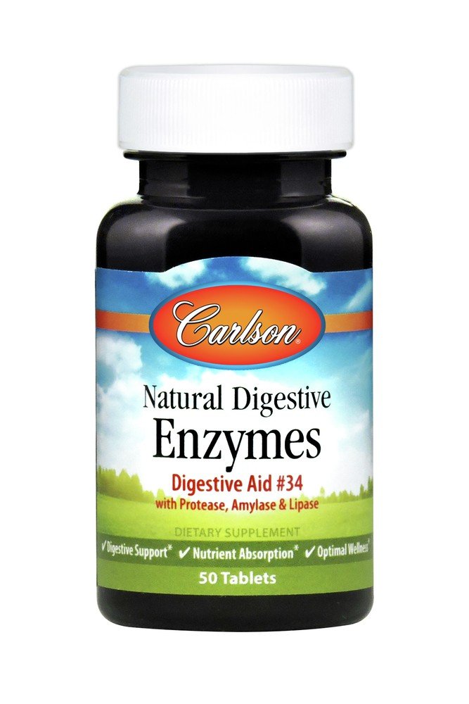 Carlson Laboratories D. A. #34 Food Enzymes 50 Tablet