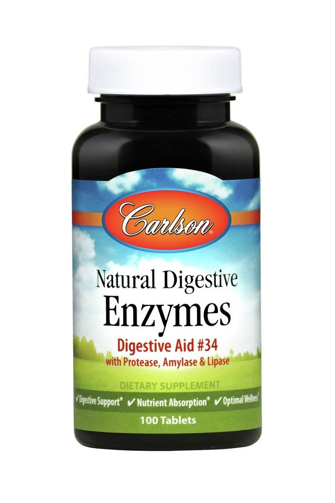 Carlson Laboratories D. A. #34 Food Enzymes 100 Tablet