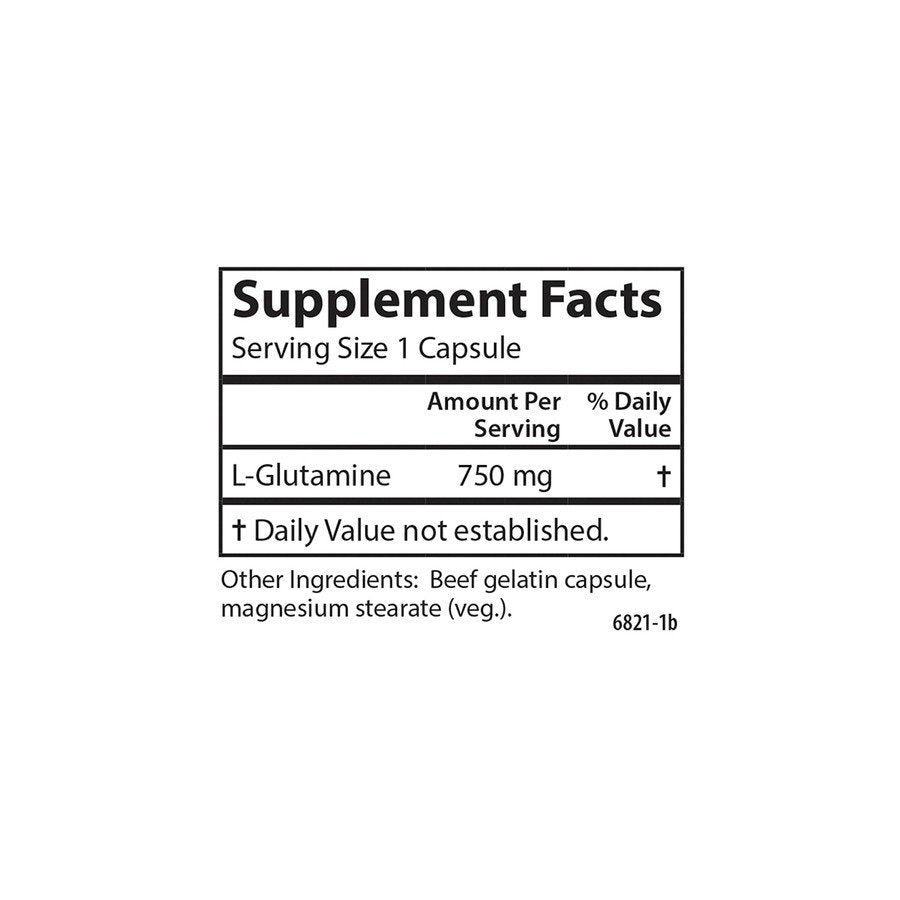 Carlson Laboratories L-Glutamine 750mg 300 Capsule