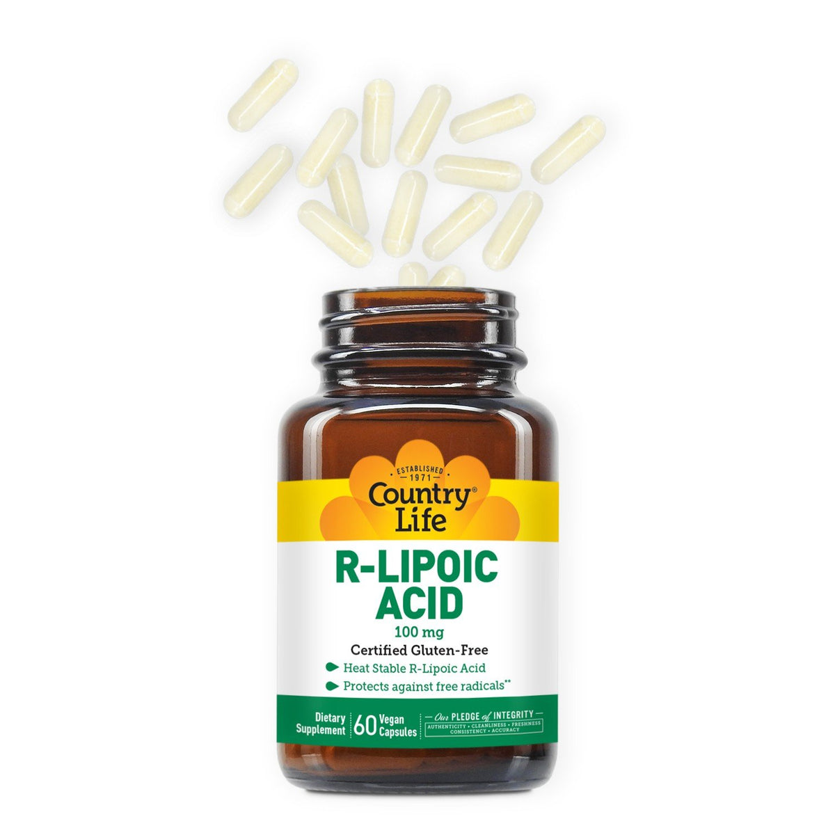 Country Life R-Lipoic Acid 100mg 60 VegCap