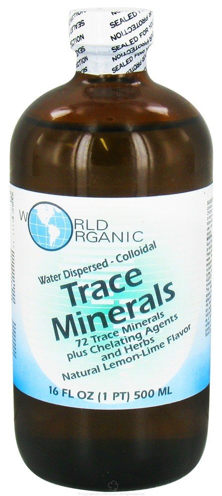 World Organics Trace Minerals 16 oz Liquid