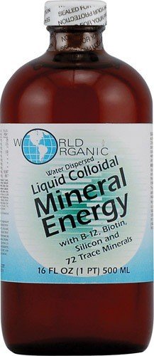 World Organics Liquid Mineral Energy Colloidal 16 oz Liquid