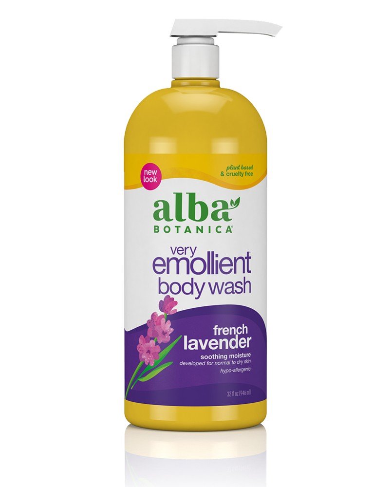 Alba Botanica Body Bath French Lavender 32 oz Liquid