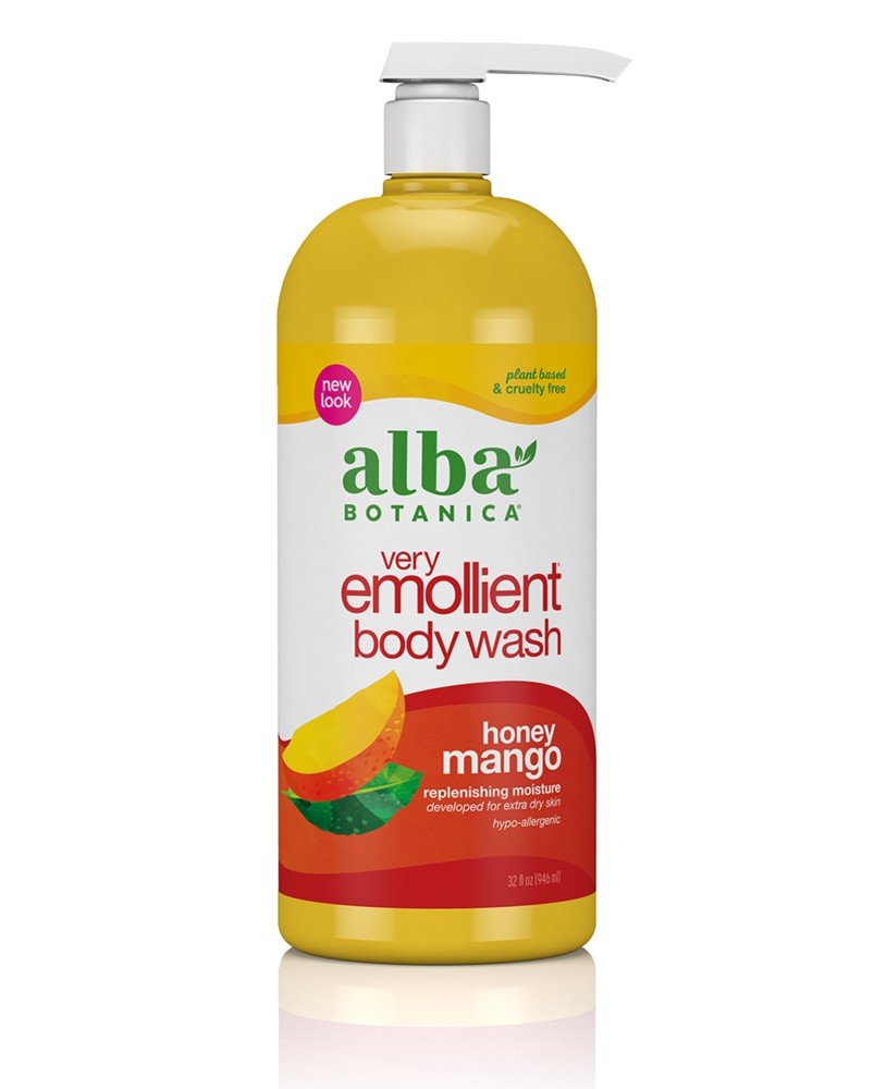 Alba Botanica Body Bath Honey Mango 32 oz Liquid